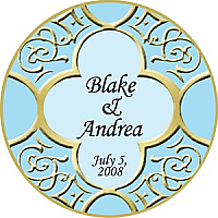 Medici Circle Wedding Coaster