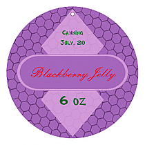 Blackberry Canning Big Circle Hang Tag 2.5x2.5