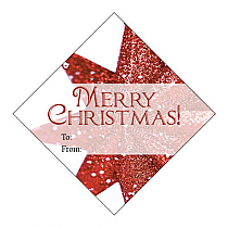 Diamond Christmas Star To From Christmas Hang Tag