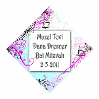 Embellish Diamond Bat Mitzvah Label