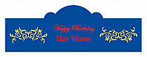 Border Birthday Billboard Cigar Band Labels