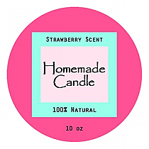 Vogue Big Candle Round Labels