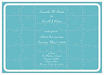 Classical Small Invite Wedding Puzzle