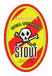 Skull Oval Beer Labels