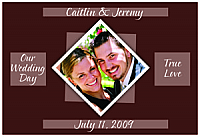 Portrait Horizontal Big Rectangle Wedding Labels