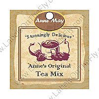 Paper Tea Bag Square Food & Craft Hang Tag