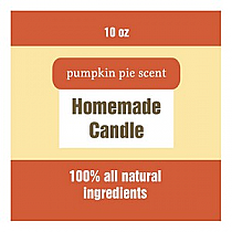 Original Country Big Square Candle Labels