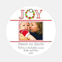 Joy Big Circle Hang Tag