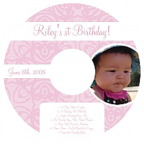 CD Baby Powder Pink Labels 4.625x4.625