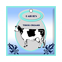 Cow Patch Square Canning Favor Tag