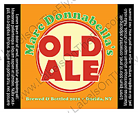 Old Square Text Euro Beer Labels