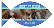 Fish  Pets Friend Favor Tag 4x2