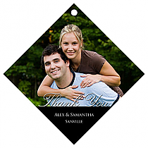 Diamond Photo Hang Tag With Text