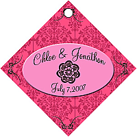 Victorian Diamond Favor Tags