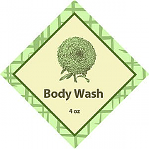 Soothing Diamond Bath Body Label