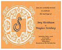 Mannerism Large Invite Wedding Puzzle