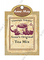 Paper Tea Bag Small Rectangle Food & Craft Hang Tag