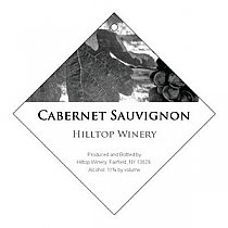 California Diamond Wine Favor Tag 2x2