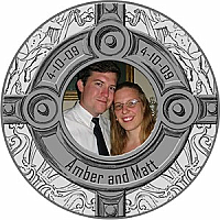 Medieval Circle Wedding Coaster