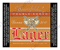 Two Edged Square Text Scotch Beer Labels