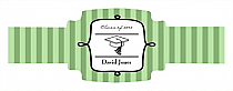 Praise Graduation Buckle Cigar Band Labels