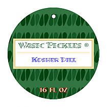 Pickles Small Circle Canning Hang Tag 1.5x1.5