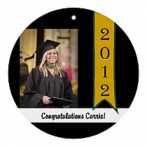 Best Wishes Circel Graduation Favor Tags