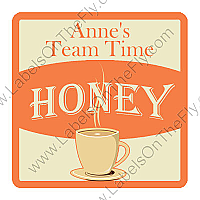 Tea Time Large Square Food & Craft Label