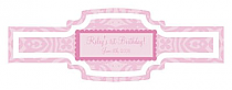 Powder Pink Baby Buckle Cigar Band Labels