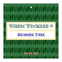 Pickles Square Canning Hang Tag 2x2