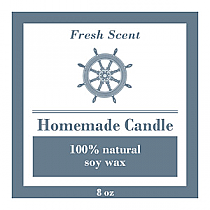 Anchor Square Candle Labels