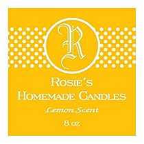 Regal Square Candle Labels