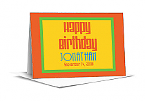 Hippie Birthday Note Card