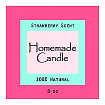 Vogue Square Candle Labels