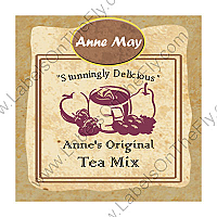 Custom Paper Tea Bag Large Square Food & Craft Label