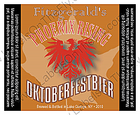 Phoenix Square Text Scotch Beer Labels