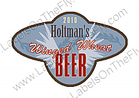 Winged Collar Biplane Beer Labels