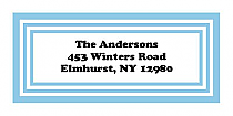 Design Address Baby Sweetpea Labels 2x0.875