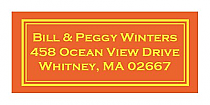 Address Simple Border Party Labels