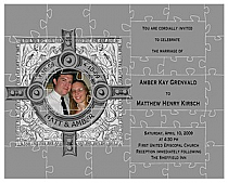 Medieval Large Invite Wedding Puzzle