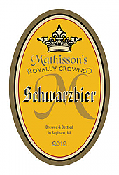 Crown Oval Beer Labels