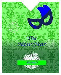 New Year Party Rectangle Labels 3.25x4