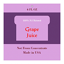 Grape Square Canning Hang Tag 2x2