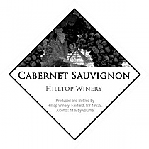 California Diamond Wine Label 2x2