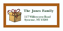 Present Christmas Address Labels 2" x .875" 