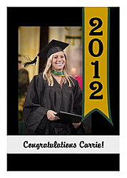 Best Wishes Rectangle Graduation Labels