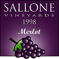 Glow Small Square Wine Label