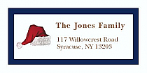 Hat Christmas Address Labels 2" x .875" 