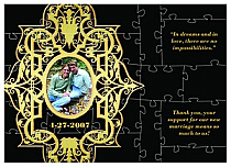 Renaissance Small Favor Wedding Puzzle