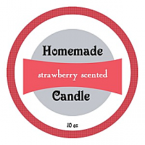 Nautilus Big Candle Round Labels